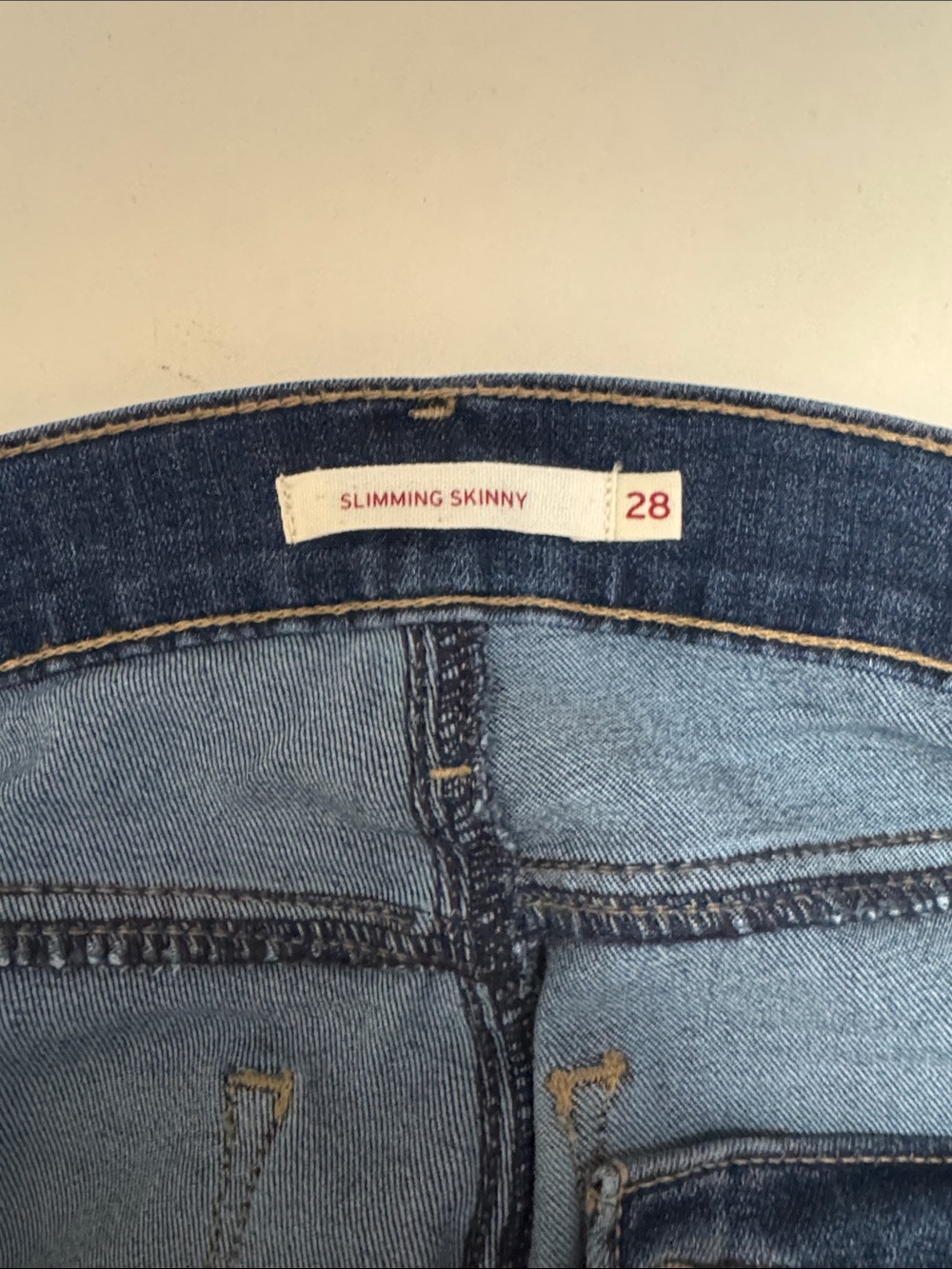 Levi’s slimming skinny jeans